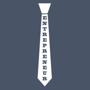 Entrepreneur Tie - Adult Tri-Blend Long Sleeve T Design