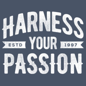 Harness Your Passion - Ladies Long Sleeve Tri Blend T Design