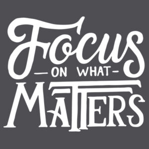 Focus on What Matters - Lace Hooded Sweatshirt Design