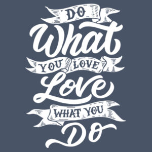 Do What You Love - Adult Tri-Blend Long Sleeve Hoodie Design