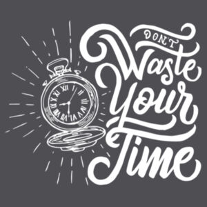 Don't Waste Your Time - Lace Hooded Sweatshirt Design