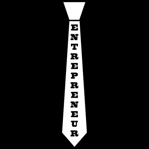 Entrepreneur Tie (WHITE) Thumbnail